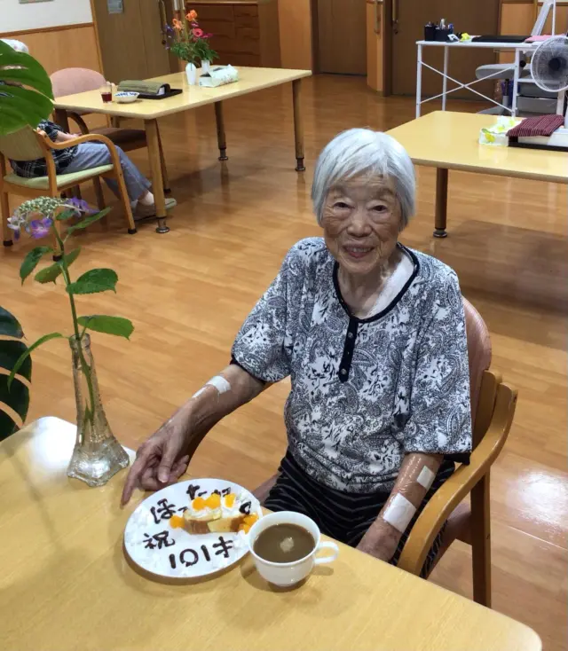 先日、101歳のお誕生をお祝い致しました🎂