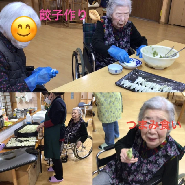今日は柊の間にてユニット調理を行いました。
3月の上旬に利用者様が「餃子が食べたい🥟」と
言われたので
今回は#餃子 で

ぎょうパーです✋

#元気寿会  #介護　#一宮市  #特養